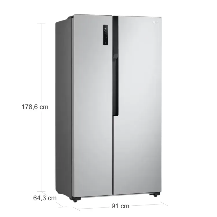 Nevecón LG Side by Side 519 Litros GS51BPP Gris img #2