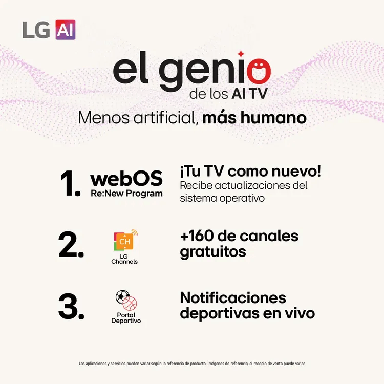 Televisor LG 55" Pulgadas 55UA8050 4K UHD LED Smart TV Con IA img #6