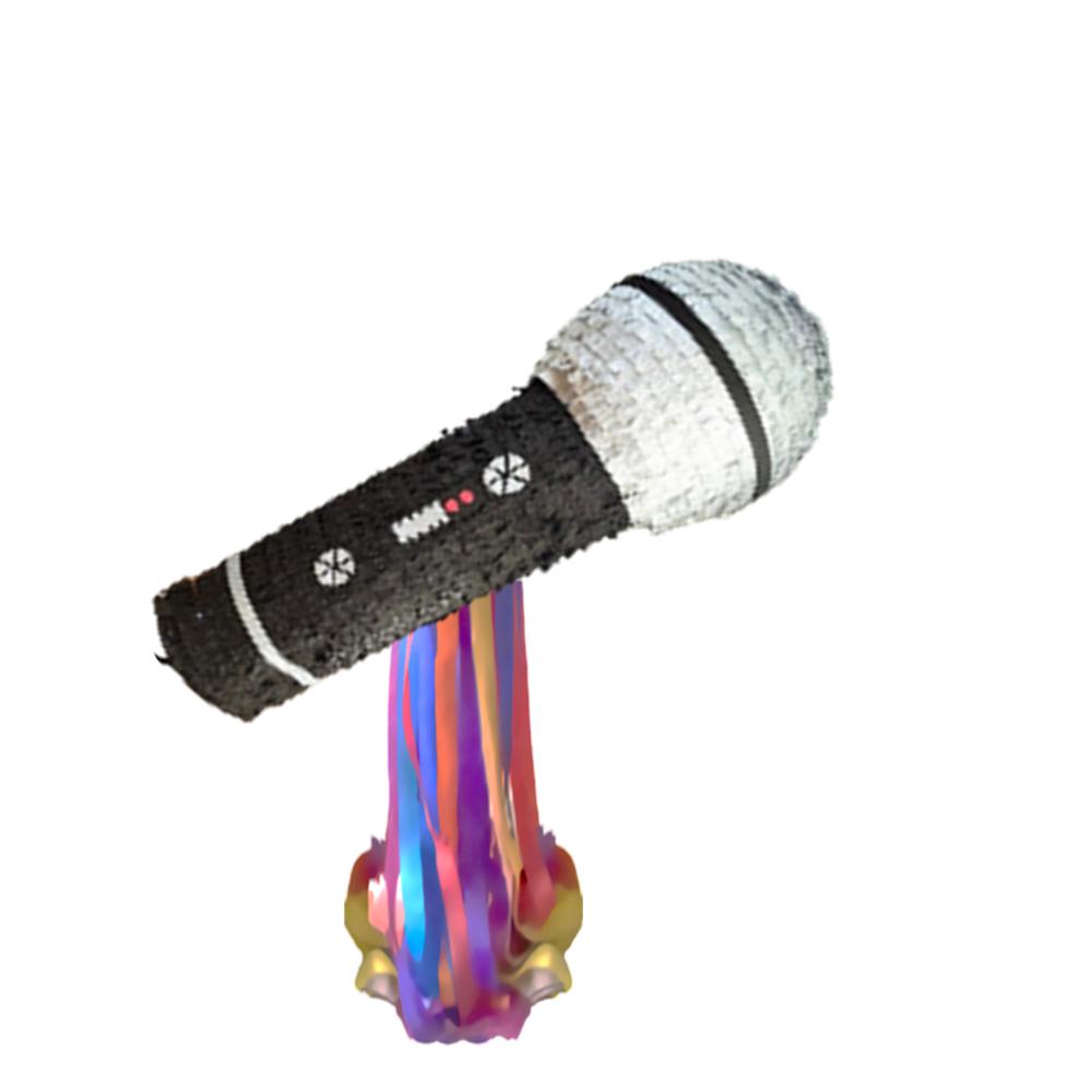 Piñatas Microfono En 3D img #1
