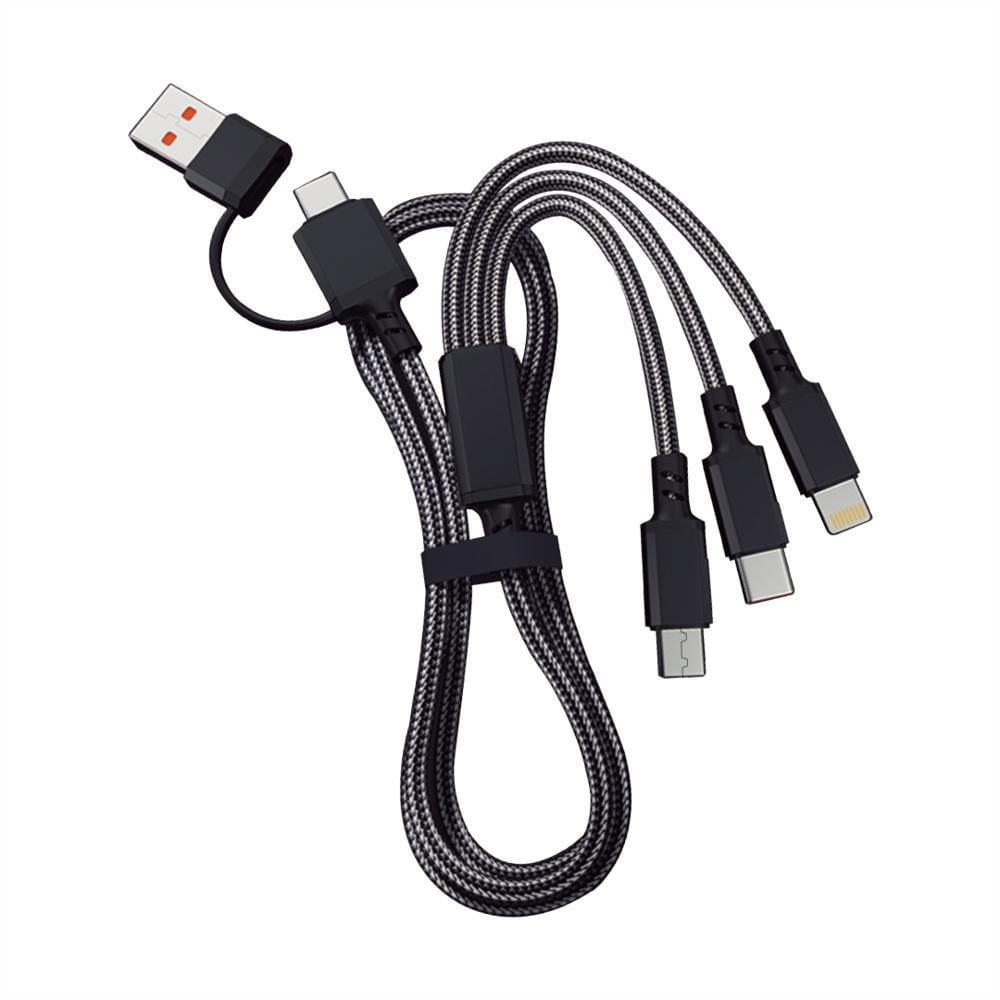 Cable 3 En 1 Universal Janus Tipo C / Micro Usb / Lightning img #1