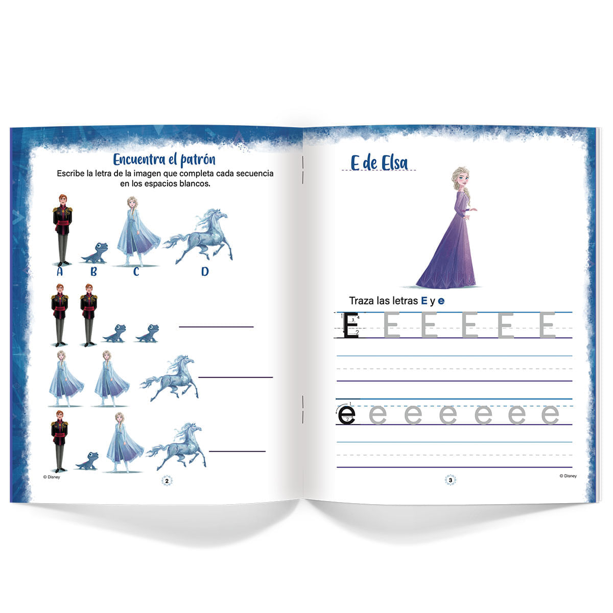Libro de Actividades Frozen II 16 pags. - Aprende y Diviértete Junto a Ana y Elsa img #2