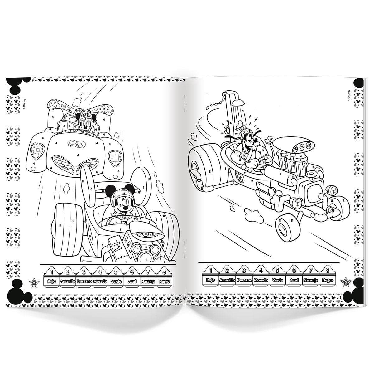 Libro para Colorear 16 pags. Mickey Mouse - Sobre Ruedas img #2