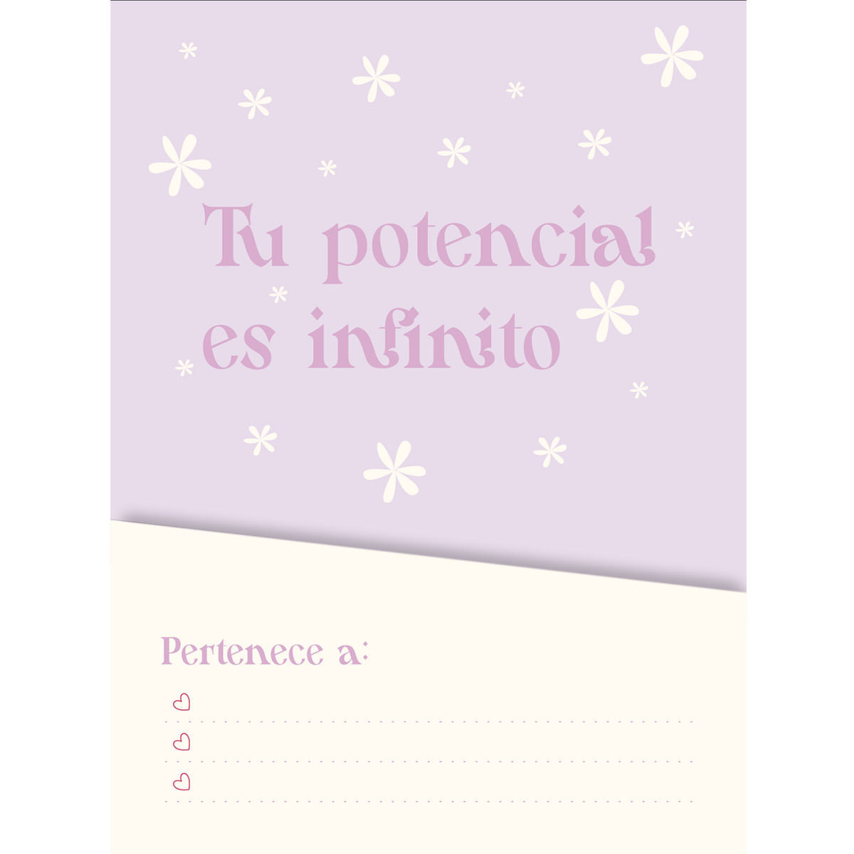 Cuaderno Argollado Pasta Dura  Flower Power Kraft Grande La Paz Florece img #4