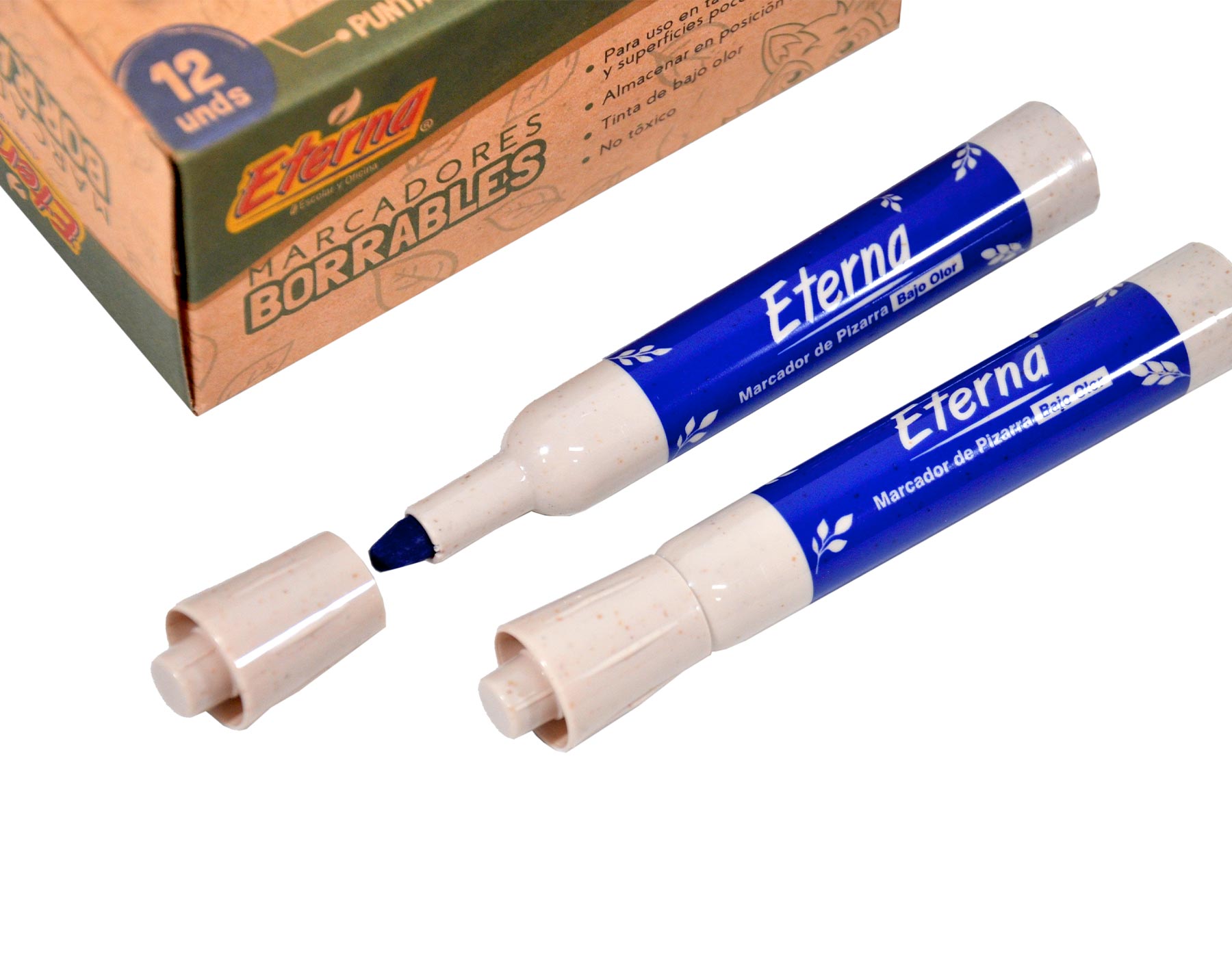 Marcador Ecológico  Borrable Azul Eterna img #1