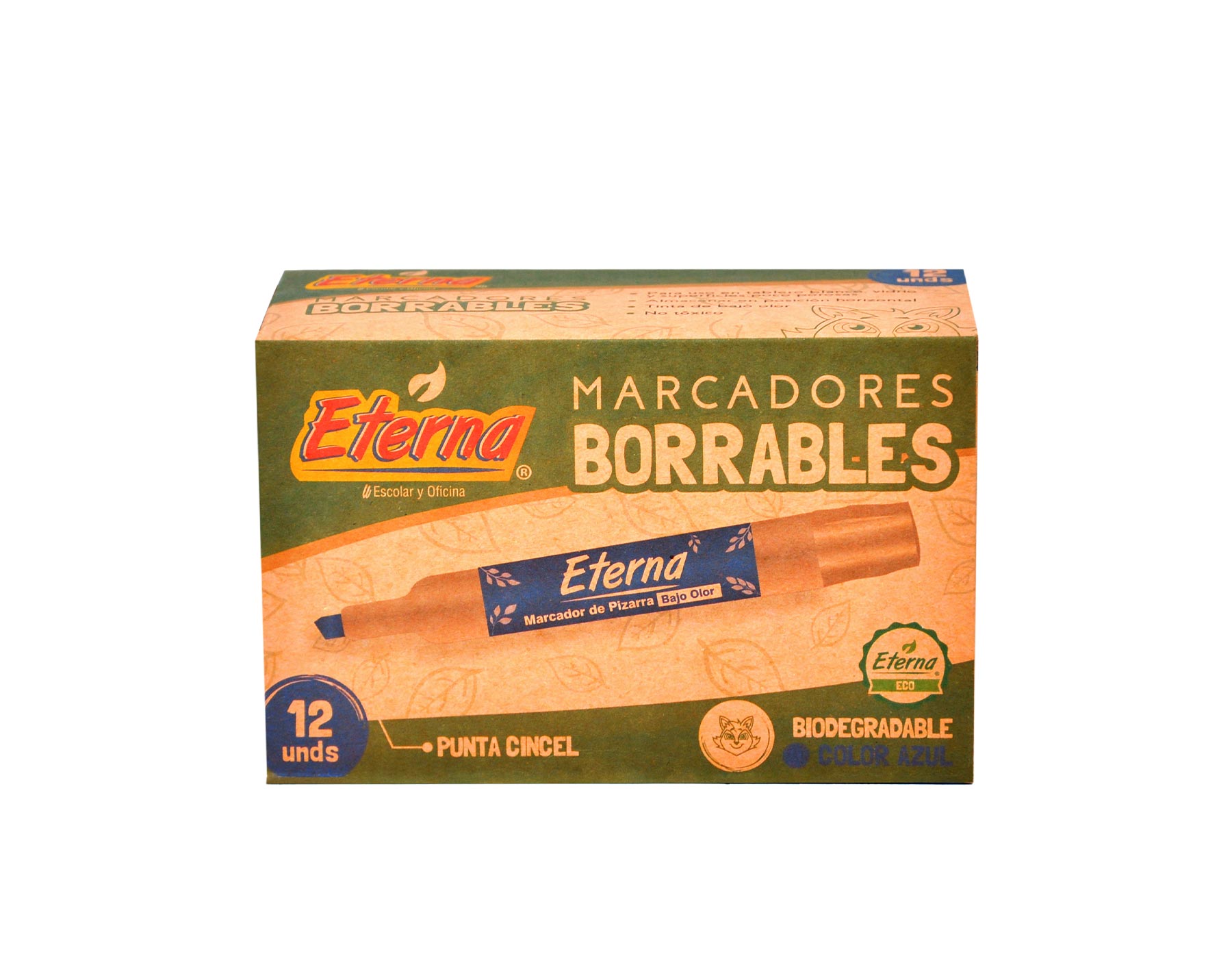 Marcador Ecológico  Borrable Azul Eterna img #2