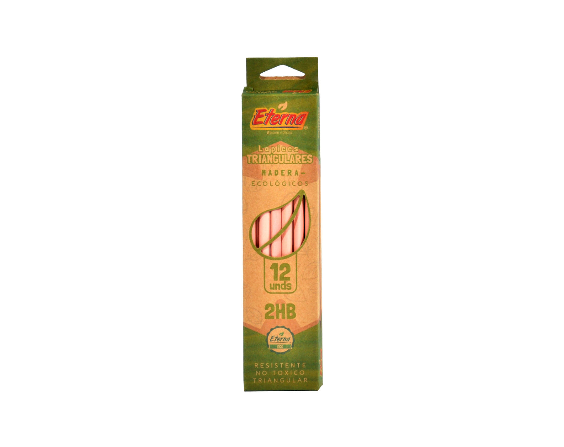 Caja de Lápices 2HB Ecológicos x 12 Eterna img #1