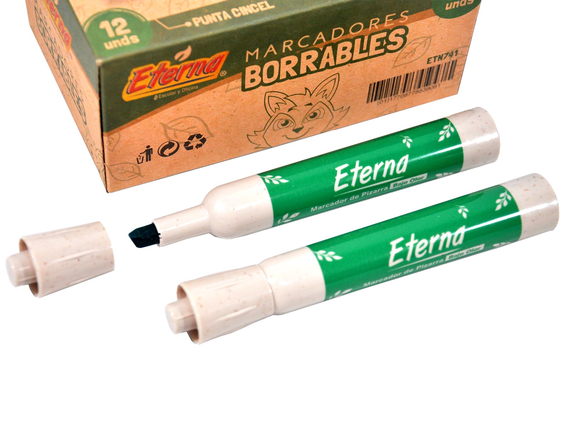 Marcador Ecológico  Borrable Verde img #1
