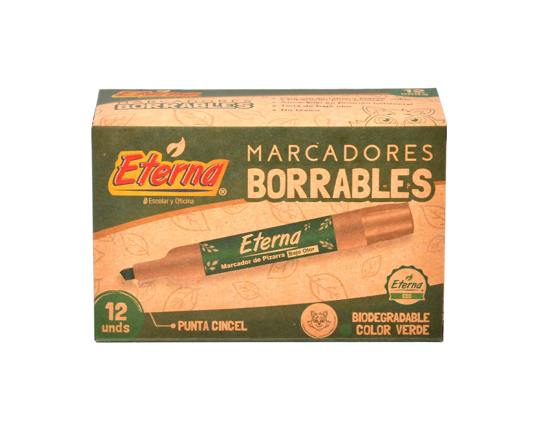 Marcador Ecológico  Borrable Verde img #2