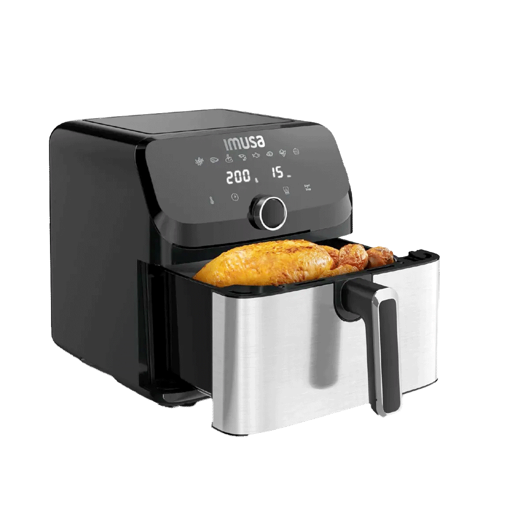 Freidora de Aire Imusa Easy Fry Digital Mega 7,5 Litros Plateado img #2