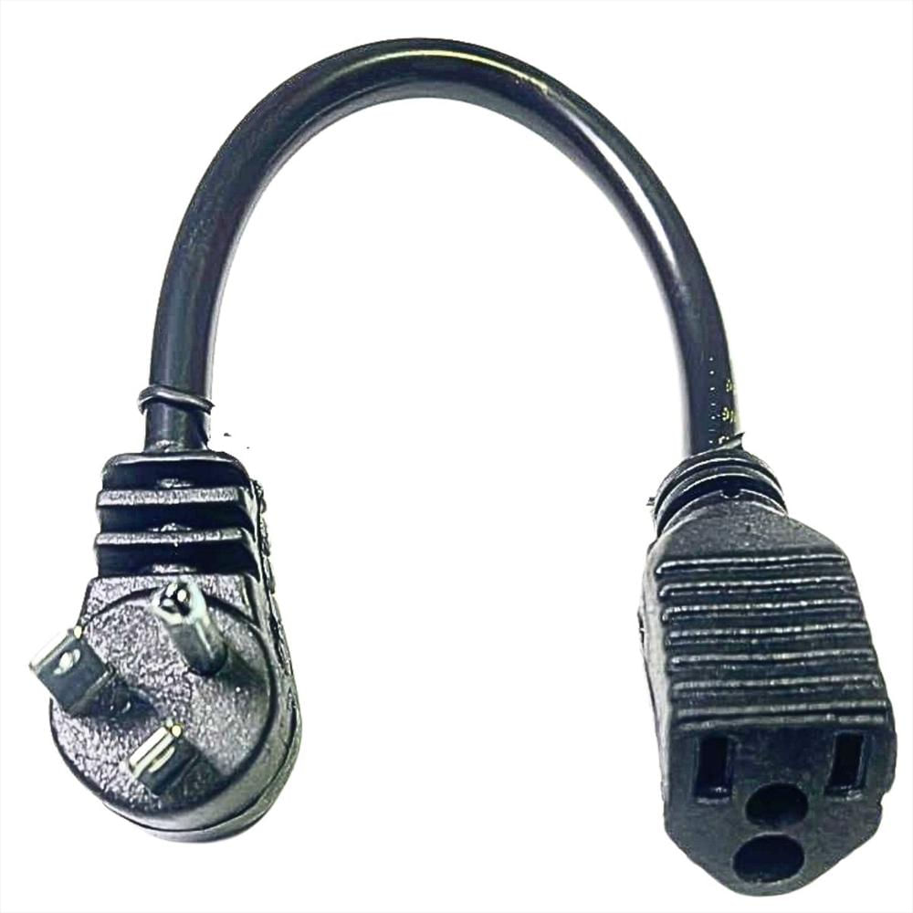 Extensión Cable De Poder De 50 Cms Tres Clavijas En L img #1