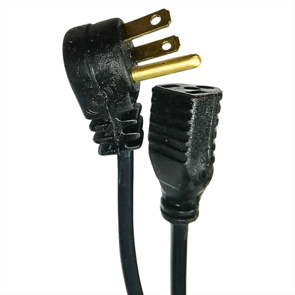 Extensión Cable De Poder De 50 Cms Tres Clavijas En L img #2
