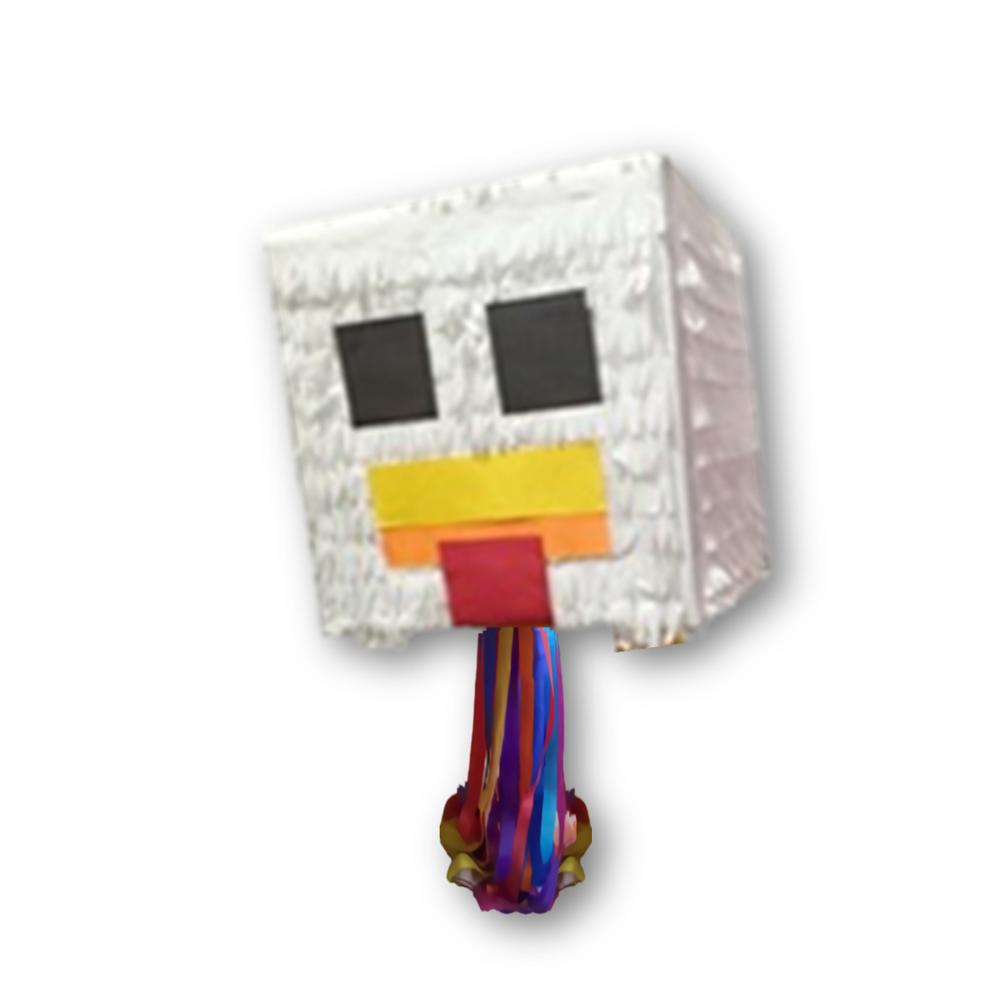 Piñata Pollo De Minecraft En 3D img #1