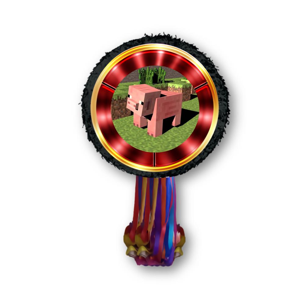 Piñata Cerdo De Minecraft img #1