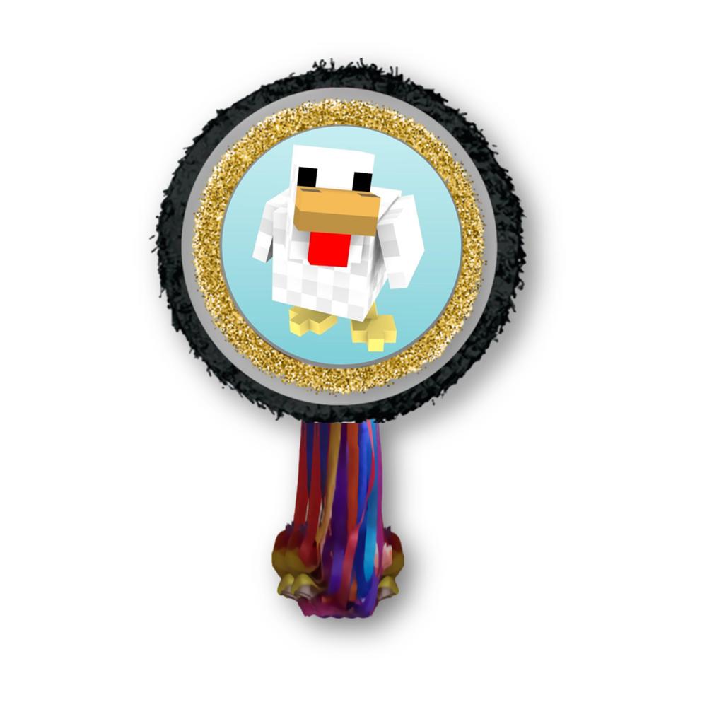 Piñata Pollo De Minecraft img #1