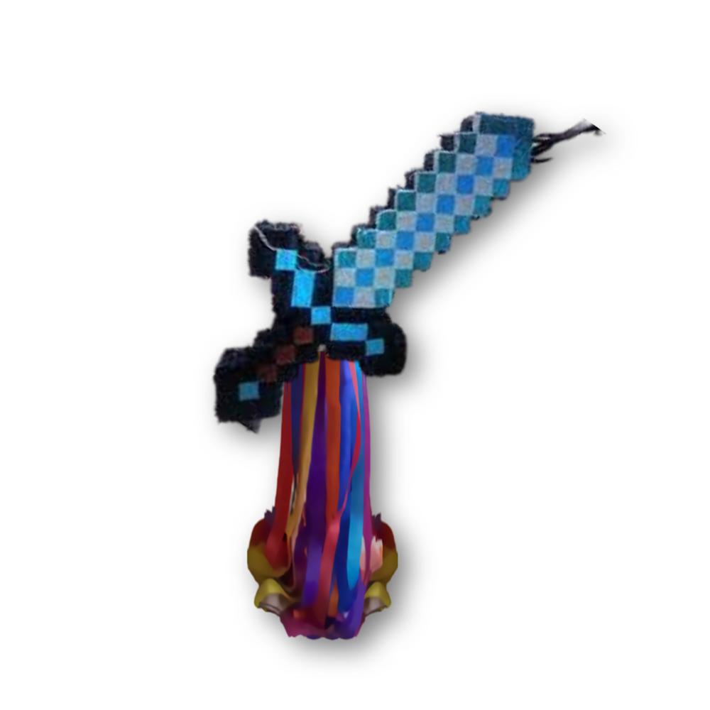 Piñata Espada De Minecraft En 3D img #1