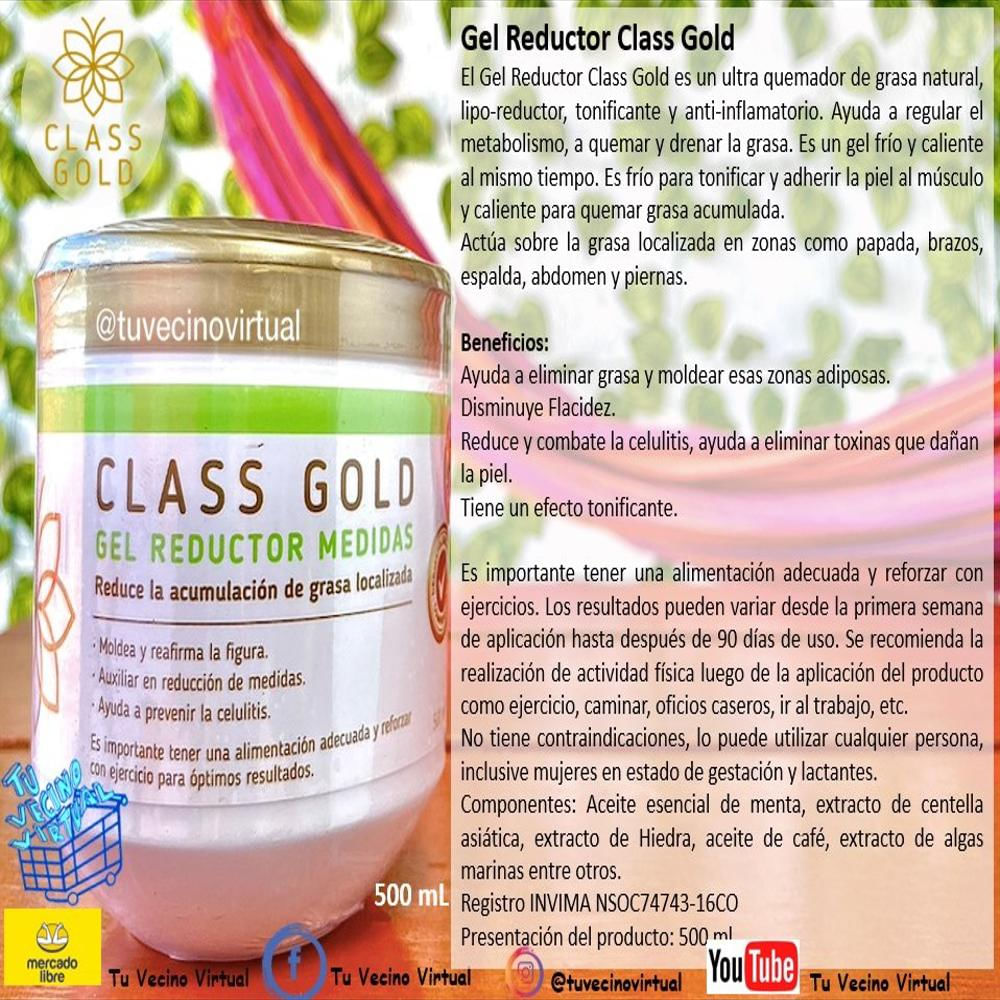 Gel Corporal Reductor Class Gold X2 img #3