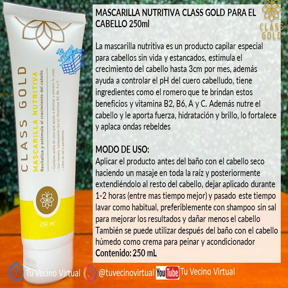 Mascarilla Capilar + Obsequio Class Gold img #2