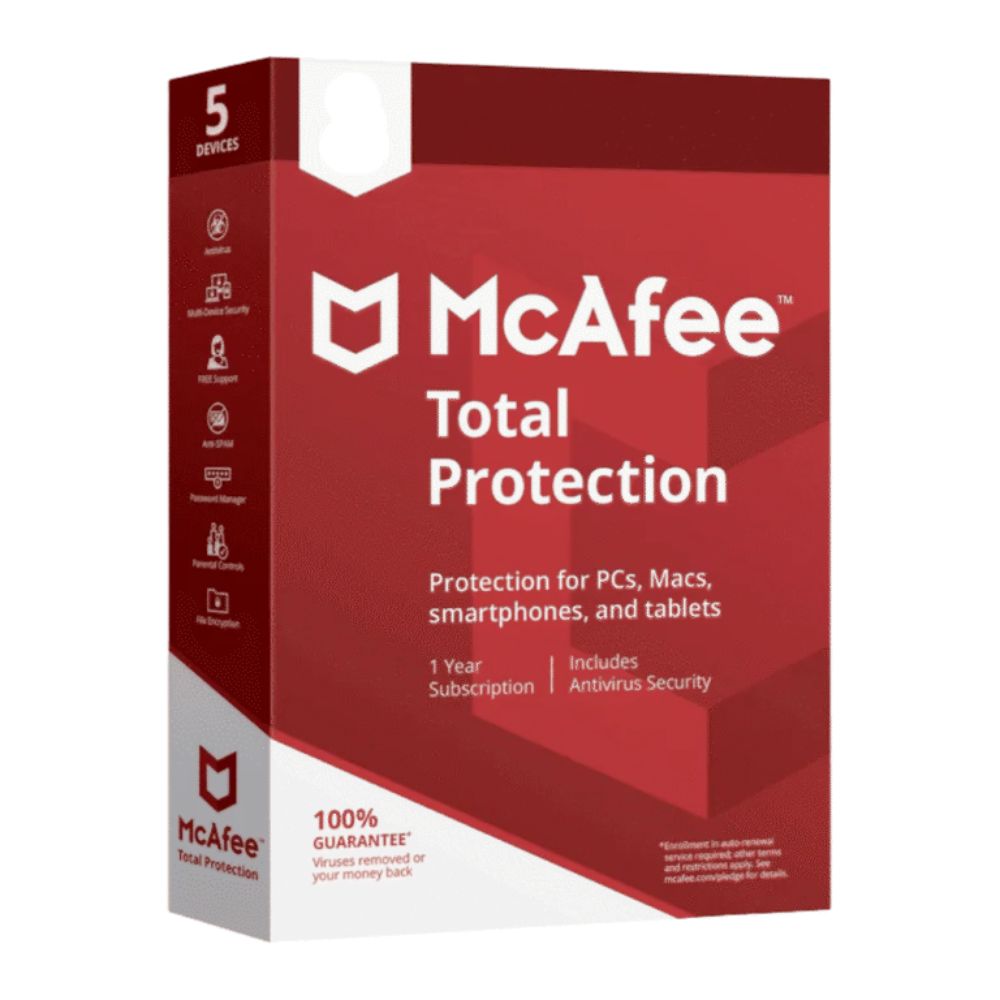 McAfee Total Protection 3 Dispositivos por 1 año img #1