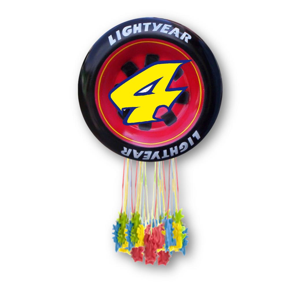 Piñata Llanta De Lightyear + Kit De Fiesta img #2