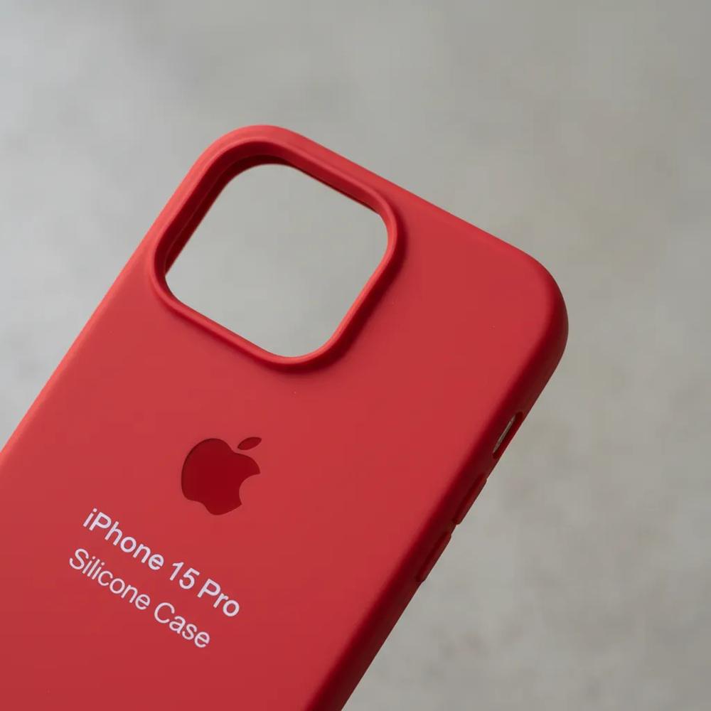Silicone Case Premium Iphone 15 Pro (Rojo) img #4