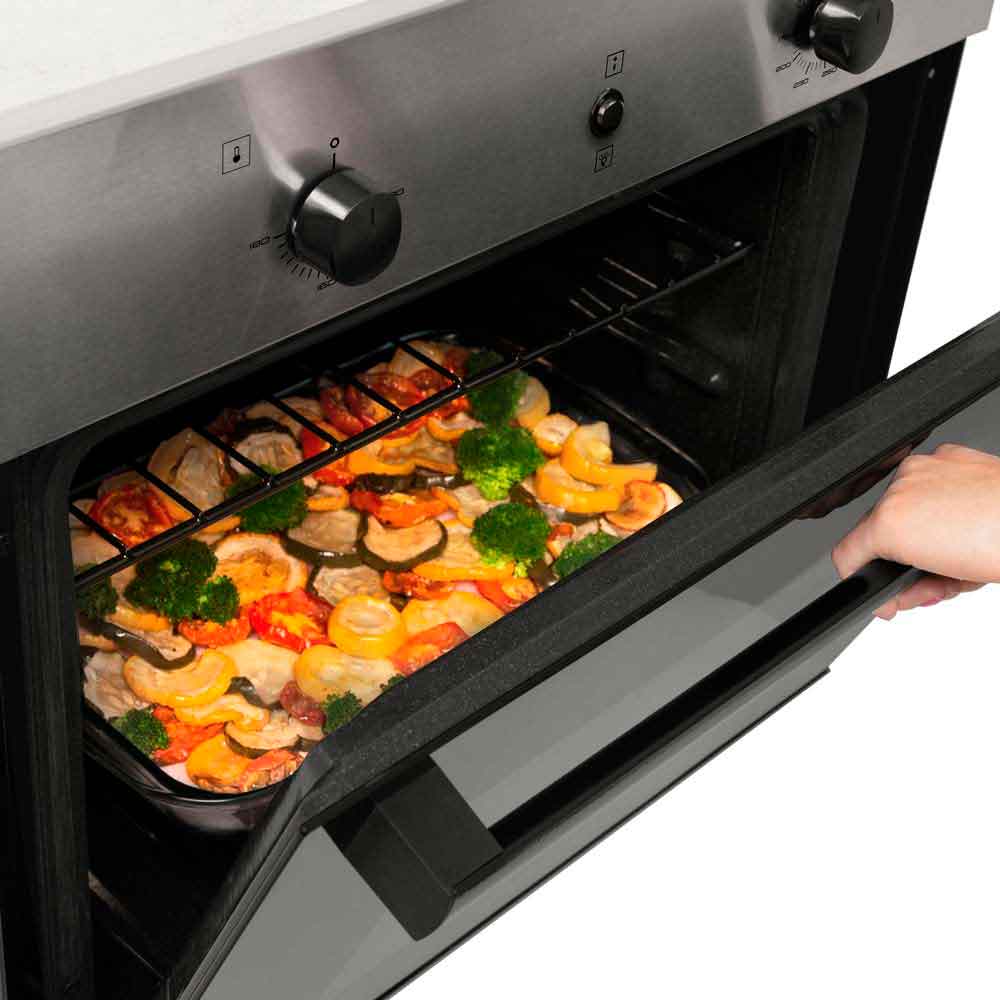 Horno de empotrar mixto Challenger 60 cm 120V HG 2555 Acero Inox / Negro img #4