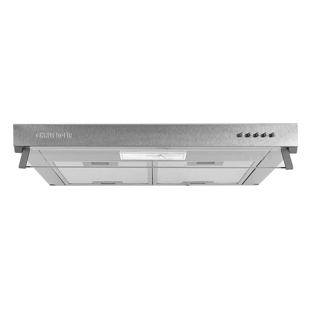 Campana Extractora Challenger 63 cm 3 Velocidades CX4562 Plateado img #1