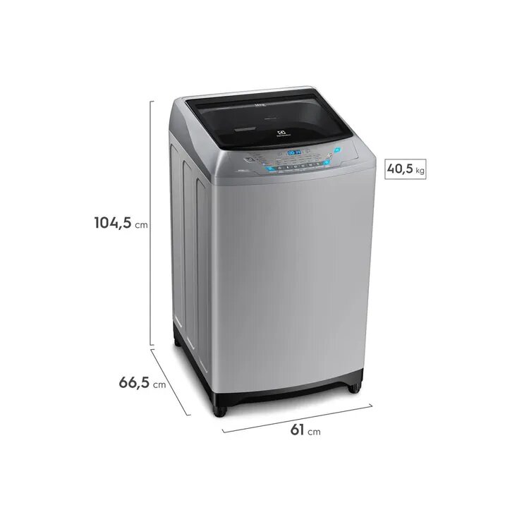 Lavadora Electrolux Carga Superior 16 Kg EWIX16F3ESG Gris img #2