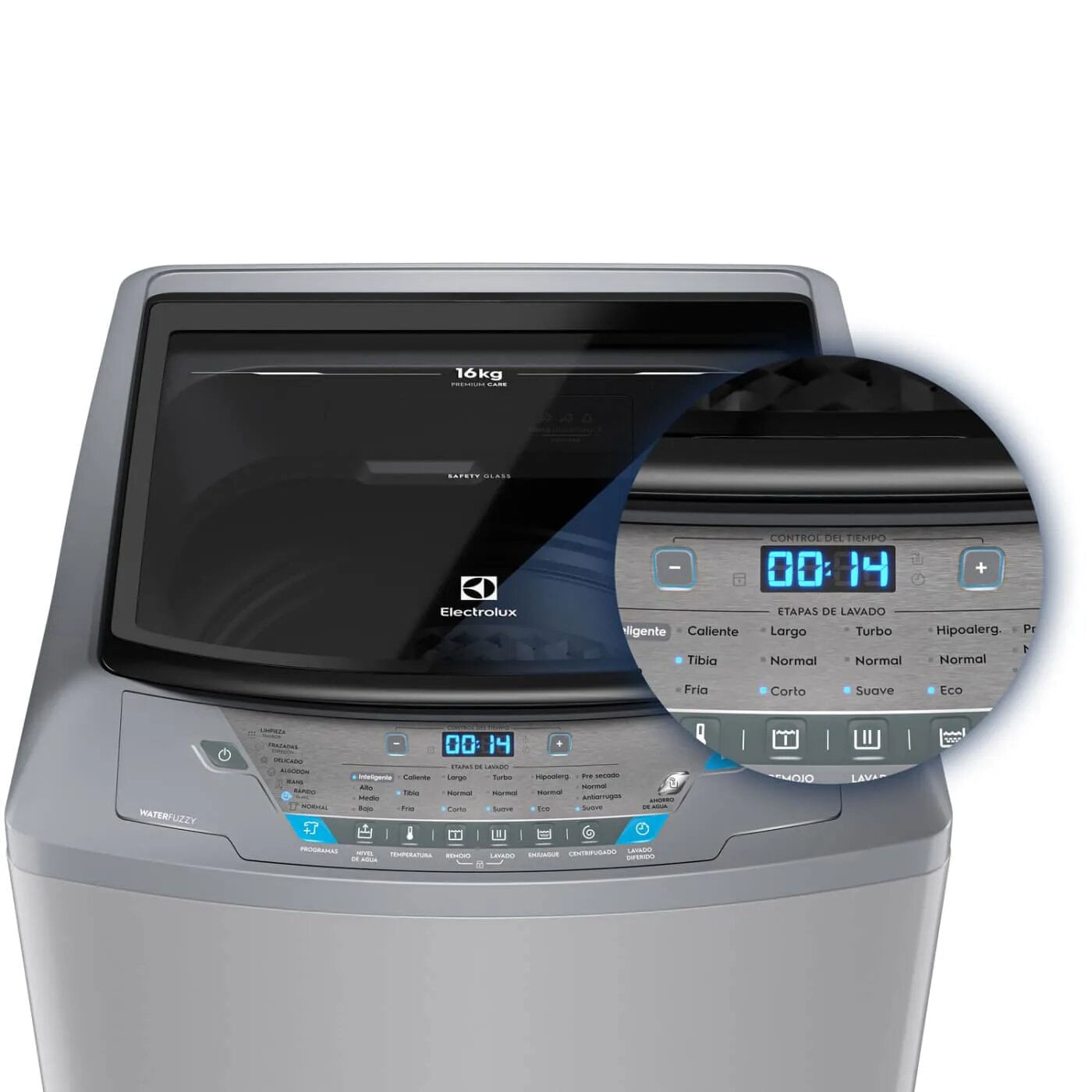 Lavadora Electrolux Carga Superior 16 Kg EWIX16F3ESG Gris img #3