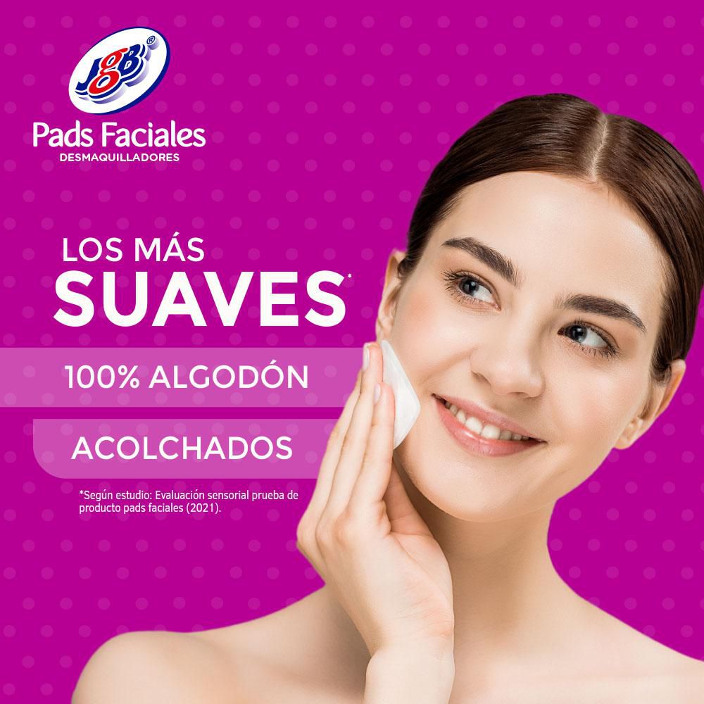 Pads faciales J.G.B desmaquilladores grandes (50  und) img #3