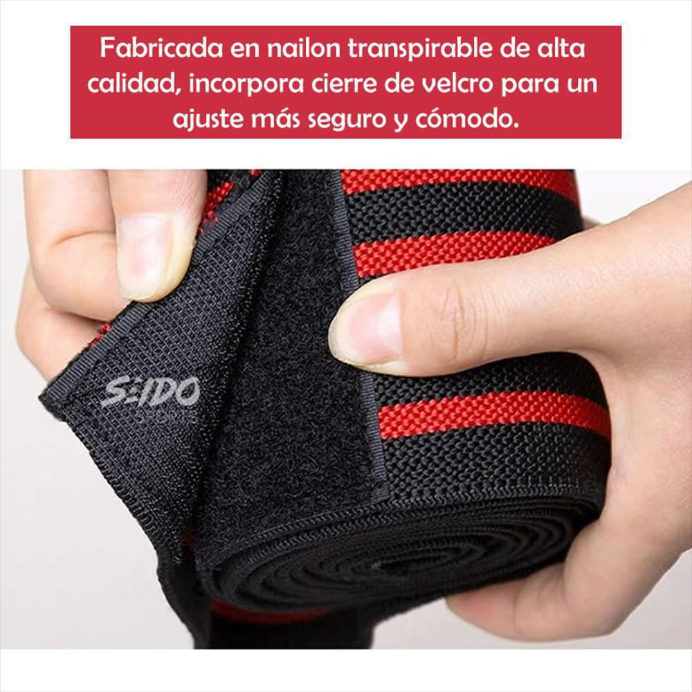 Vendas Coderas X2 Wraps Levantamiento Pesas Codos Gimnasio img #3