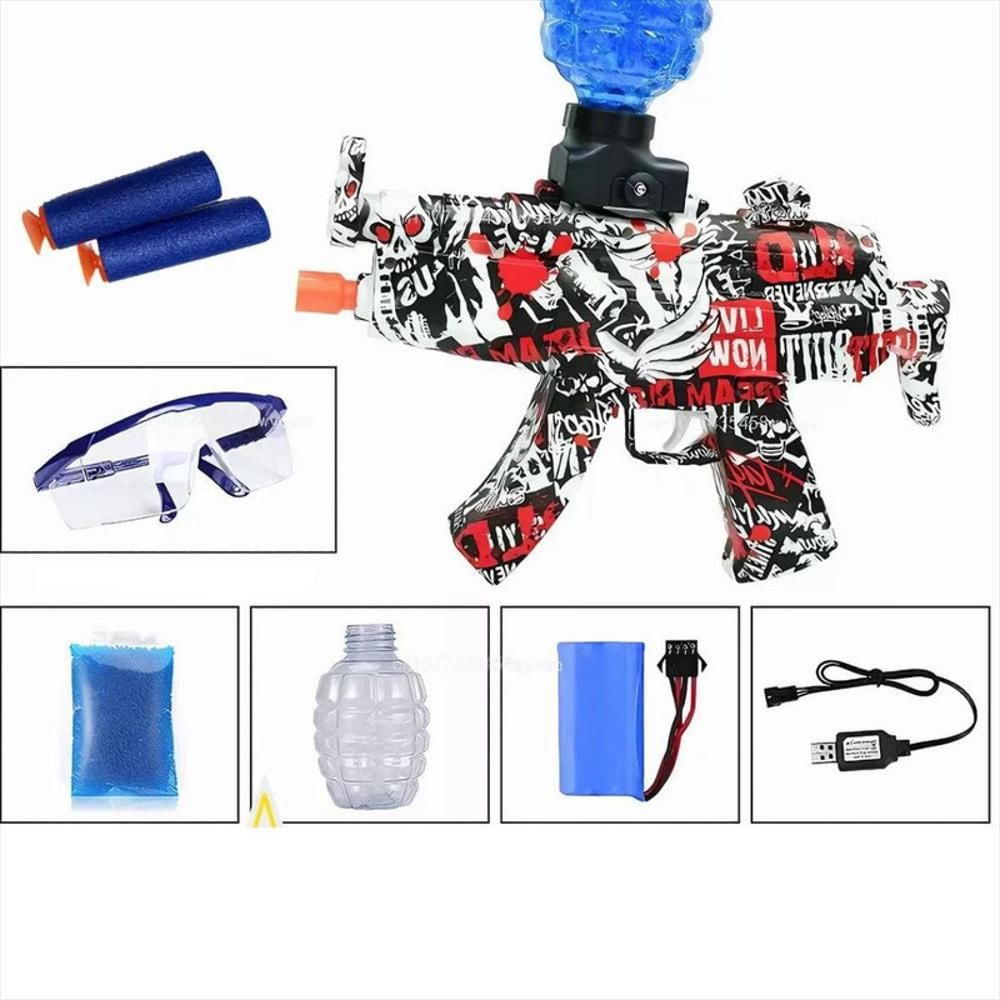 Pistola De Juguete Automática Balas Hidrogel + Municiones img #4