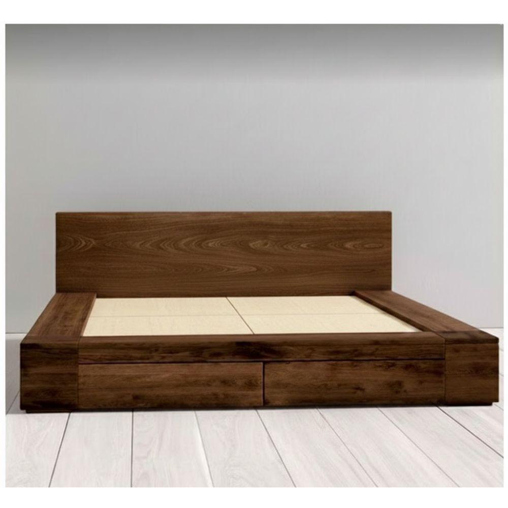 Cama Sady Queen En Roble img #2