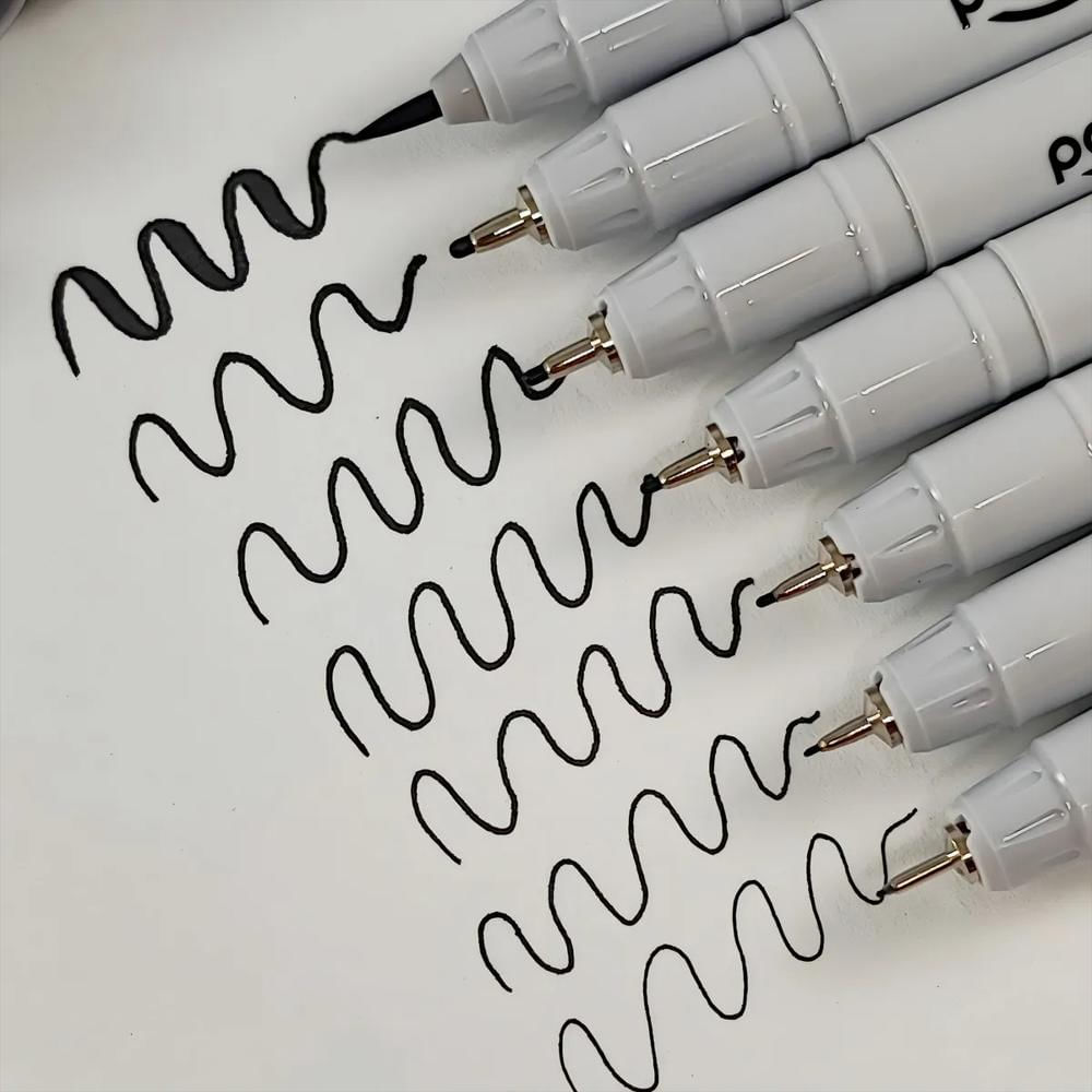 Rapidógrafos Pointer X7 Unidade Tinta Negro img #3