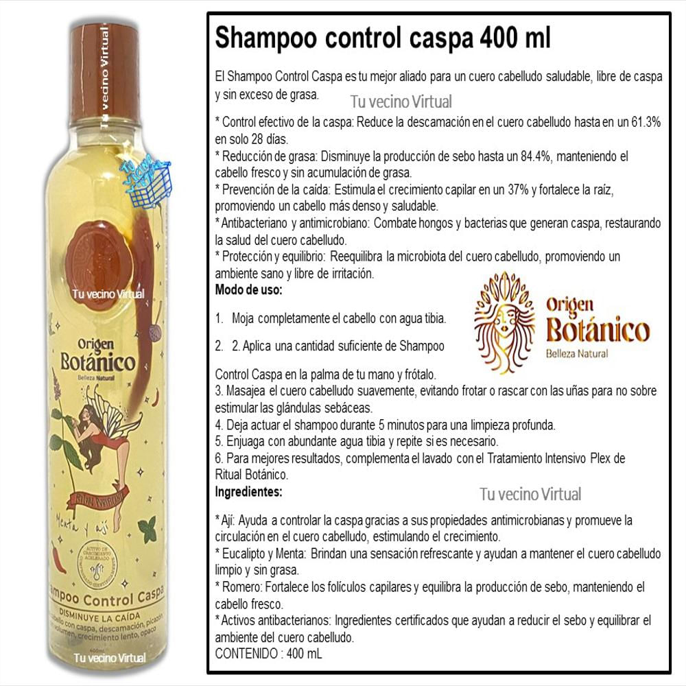 Shampoo Control Caspa Ritual Botanico img #2