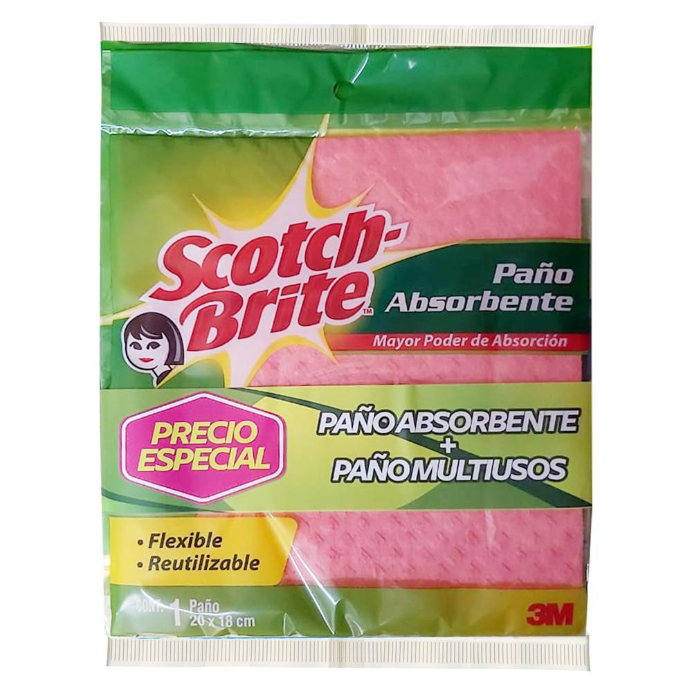Paños SCOTCH BRITE absorbentes multiusos (2  und) img #1