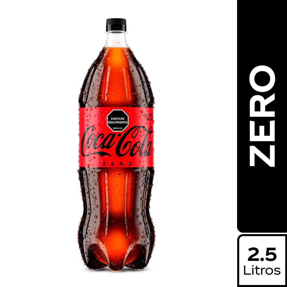 Gaseosa Coca Cola ZERO botella familiar (2500  ml) img #1