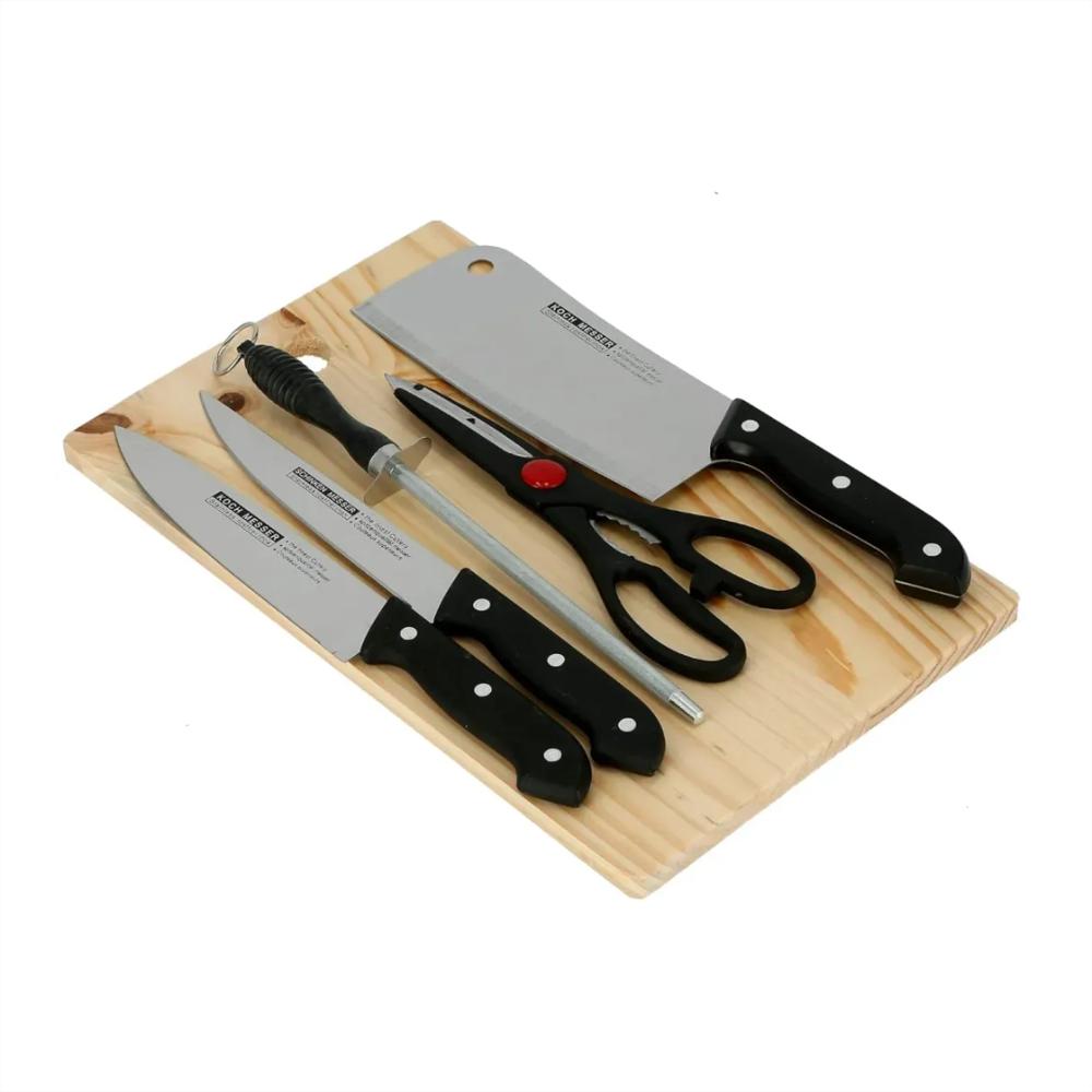 Set De Cuchillos Con Tabla img #1