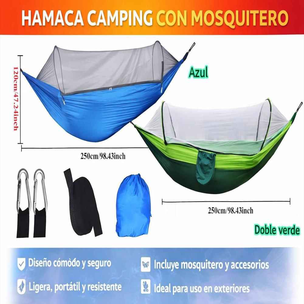 Hamaca Camping Con Mosquitero img #1