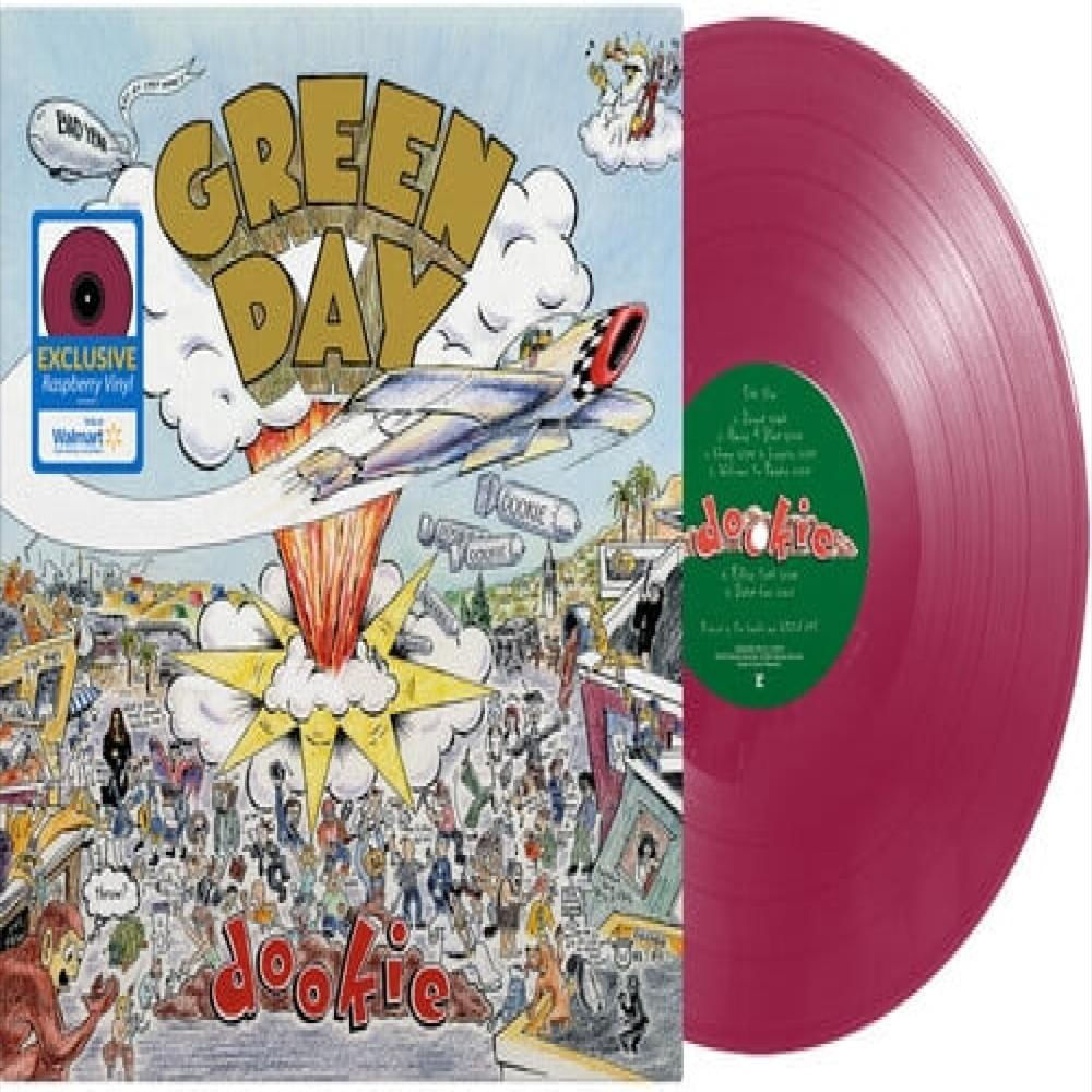 Disco Vinilo Green Day Dookie Raspberry img #1