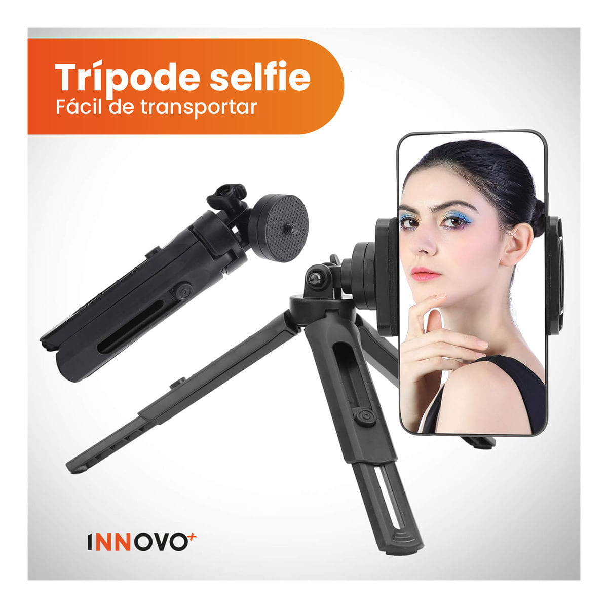 Mini Trípode De Escritorio Ajustable De Bolsillo Universal Innovo Tech img #2