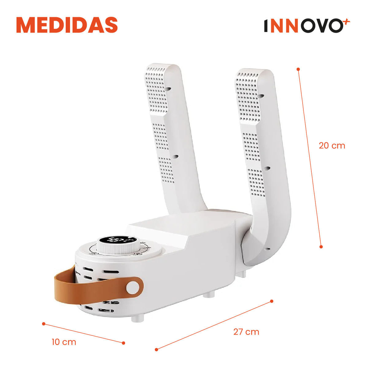Secador De Zapatos Calzado 360 Elimina Olores Bacterias Luz Uv img #3