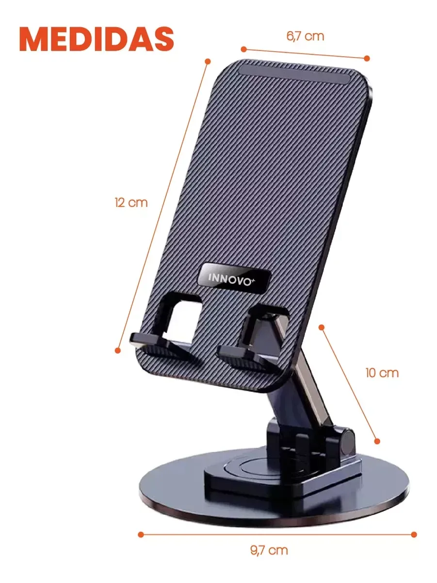 Soporte Celular Escritorio Giratorio Ajustable 360 Ejecutivo img #2