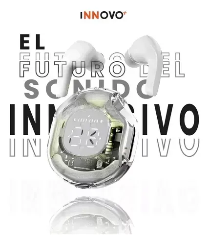 Audifonos Ultra Pods Pro Bluetooth Water Proff Indicador De Carga Luces Rgb Blanco img #6