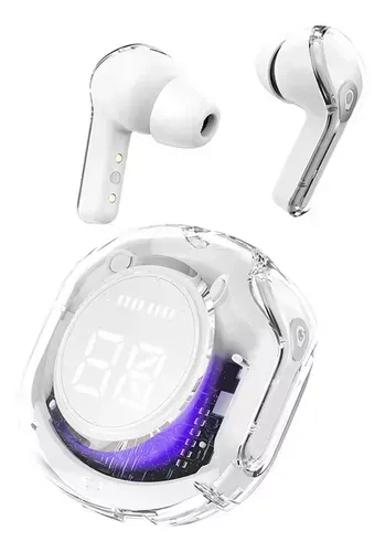 Audifonos Ultra Pods Pro Bluetooth Water Proff Indicador De Carga Luces Rgb Blanco img #1