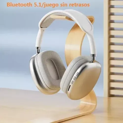 Diadema Audifonos Bluetooth P9 Pro Max Air Sound Mega Bass Innovo Blanco img #2