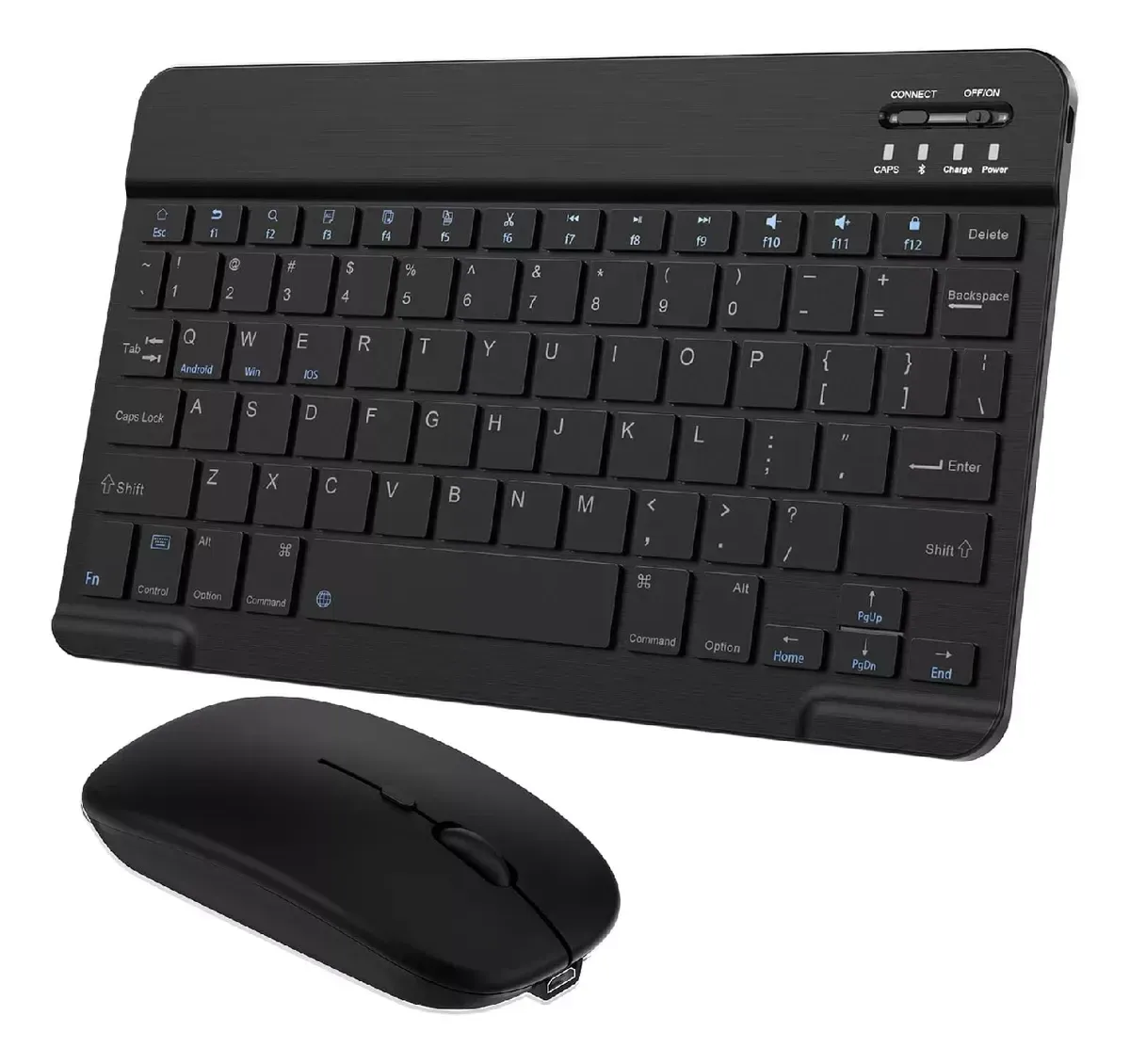 Teclado Para Pc Con Mouse Inalambrico Recargable Slim img #1