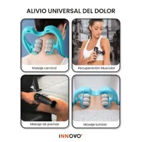 Masajeador De Cuello Anti Estrés Relajante Masajeador Accesorios 3 En 1 img #5