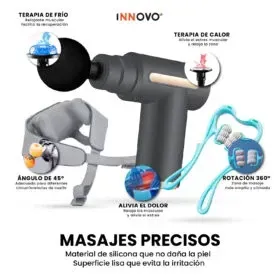 Masajeador De Cuello Anti Estrés Relajante Masajeador Accesorios 3 En 1 img #2