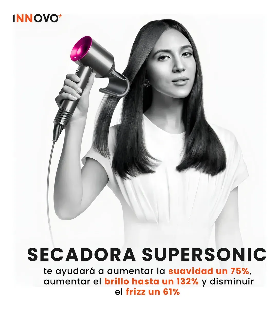 Secador Dys Pro Para Cabello Con Accesorios Boquillas img #5