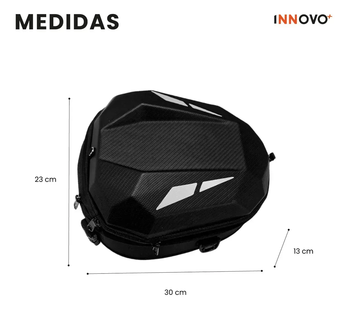 Tank Bag Maleta Rígida Para Moto Waterproof Bolso Silla O Tanque Forro Lluvia img #3